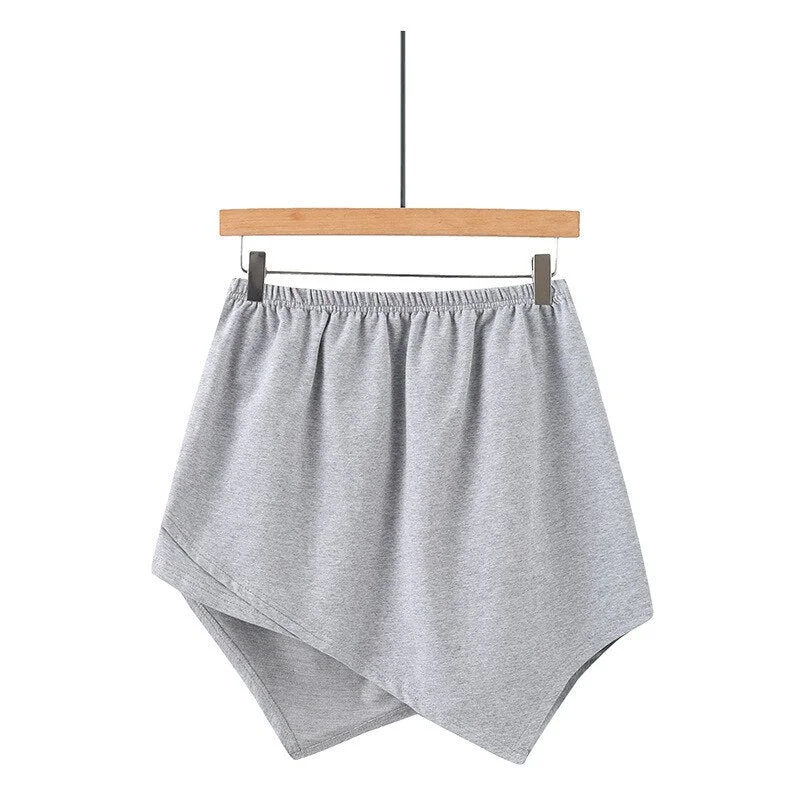 Women Fake Fashion False Shirt Tail Blouse Hem 2021 top New Cotton Detachable black Underskirt UK skirts womens mini skirt