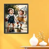 Cute Girl-11CT Counted Cross Stitch 40*50cm/15.75*19.69in