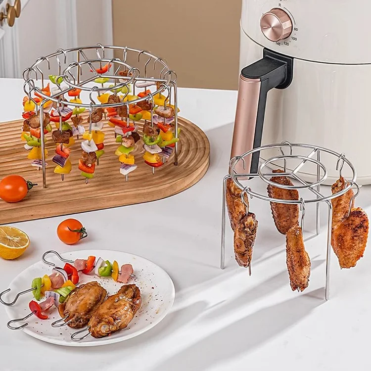316L Stainless Multi-Function Air Fryer Roasting Rack Set