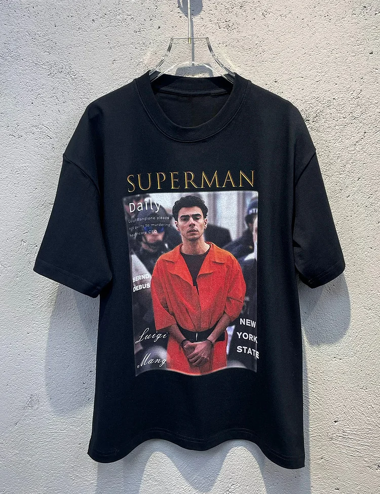 Luigi Mangione Superman T-Shirt