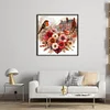 Love Flowers And Robins-11CT Stamped Cross Stitch 40*40cm/15.75*15.75in tapestrymarket