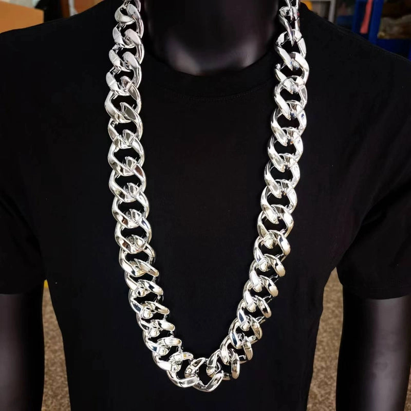 5 Pieces Exaggerated Solid Color Ccb Necklace