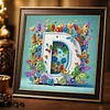 Butterfly Flower D 5D Partial Drill DIY Diamond Painting Kit 30*30cm