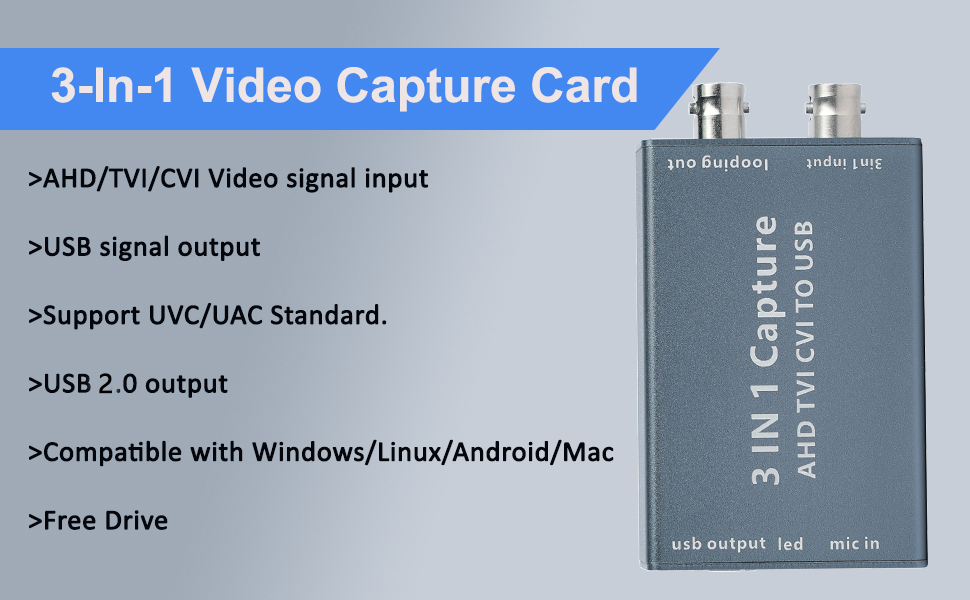 CVI/TVI/AHD to HDMI Converter