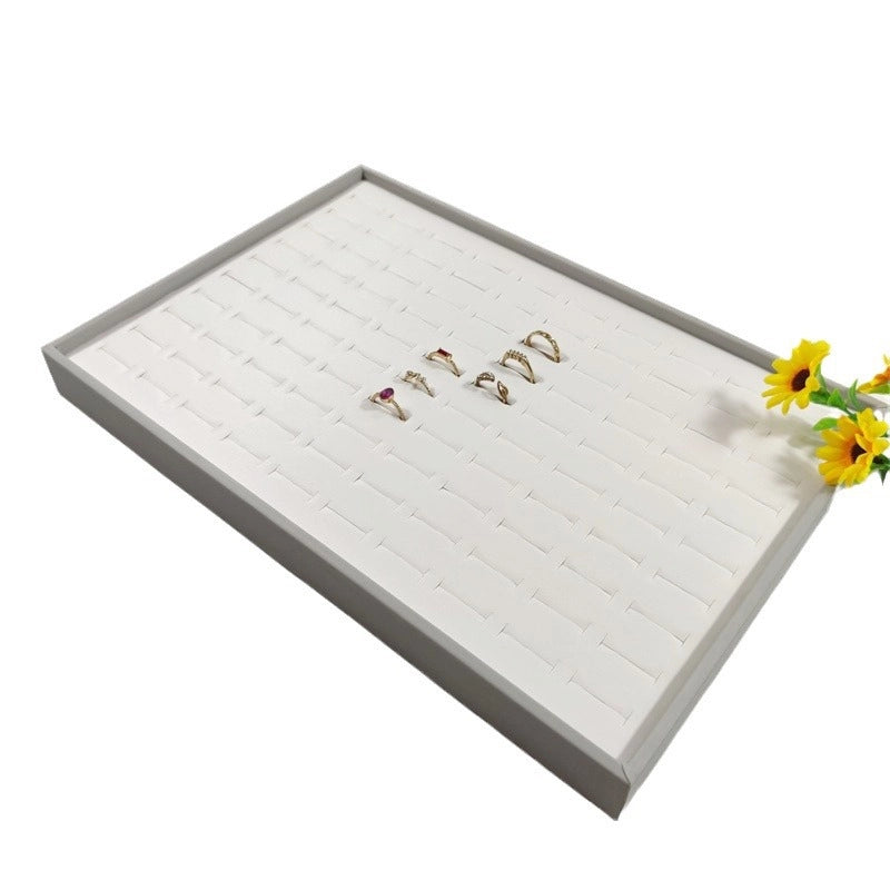 100 Ring Display Plate Large Capacity Stall For Pallets Earrings Display Plate Multiple Ring Storage Box