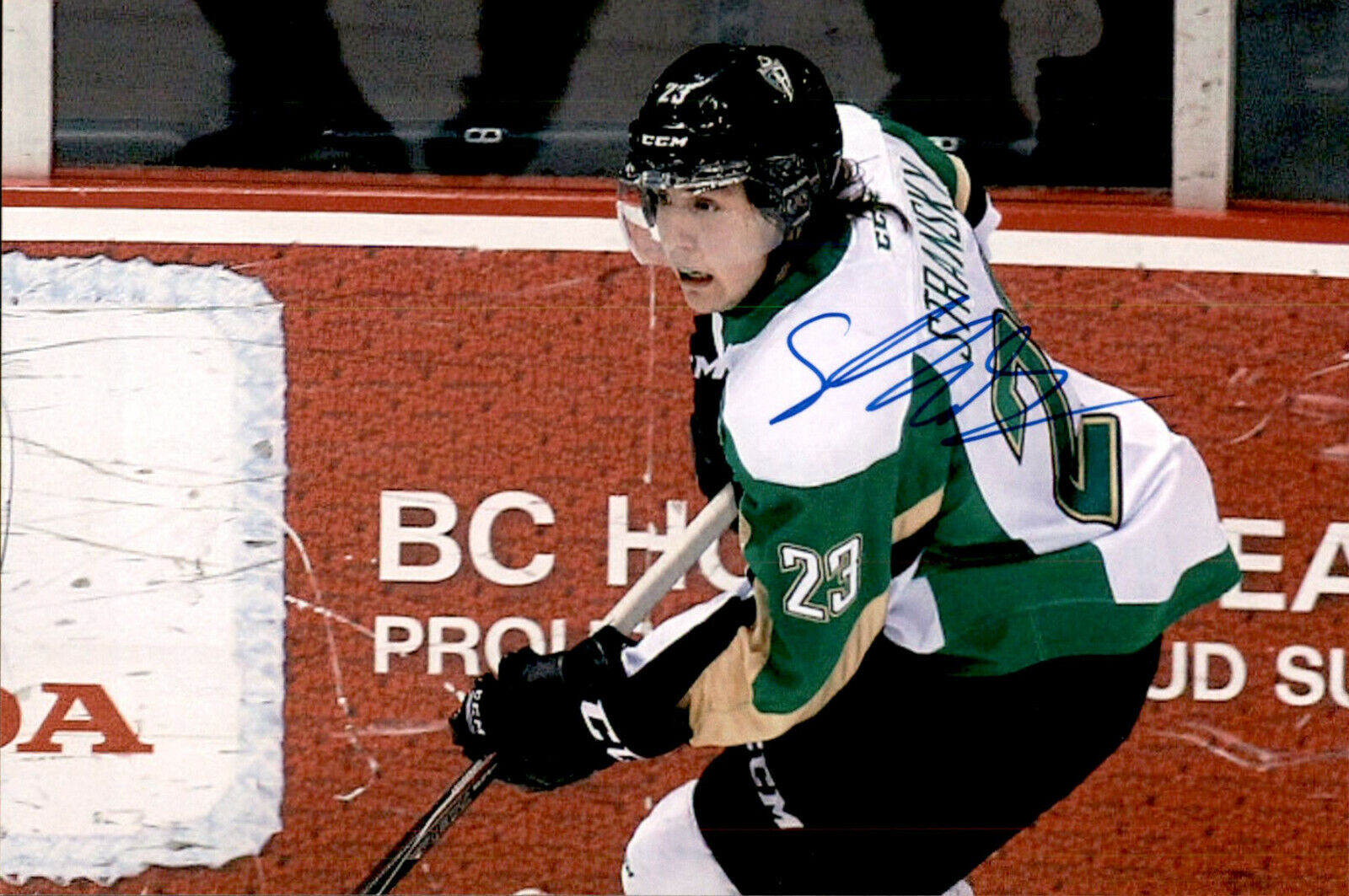 Simon Stransky SIGNED autographed 4x6 Photo Poster painting PRINCE ALBERT RAIDERS