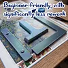 3-Piece Set Diamond Painting Alignment Tools Diamond Painting Alignment Ruler Fits Square Kits for Adults Keeps Drills Aligned (Iridescent)