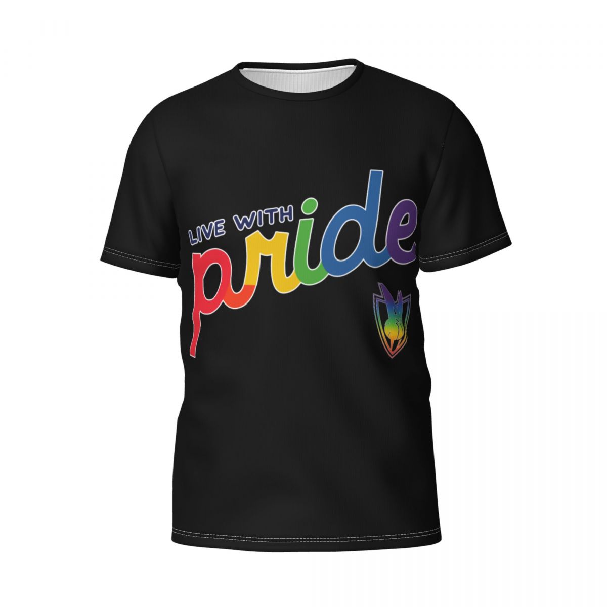 Dallas Mavericks Live With Pride Printed Men's T-Shirt