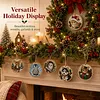 6pcs DIY Pearl Diamond Painting Christmas Tree Hanging Ornaments