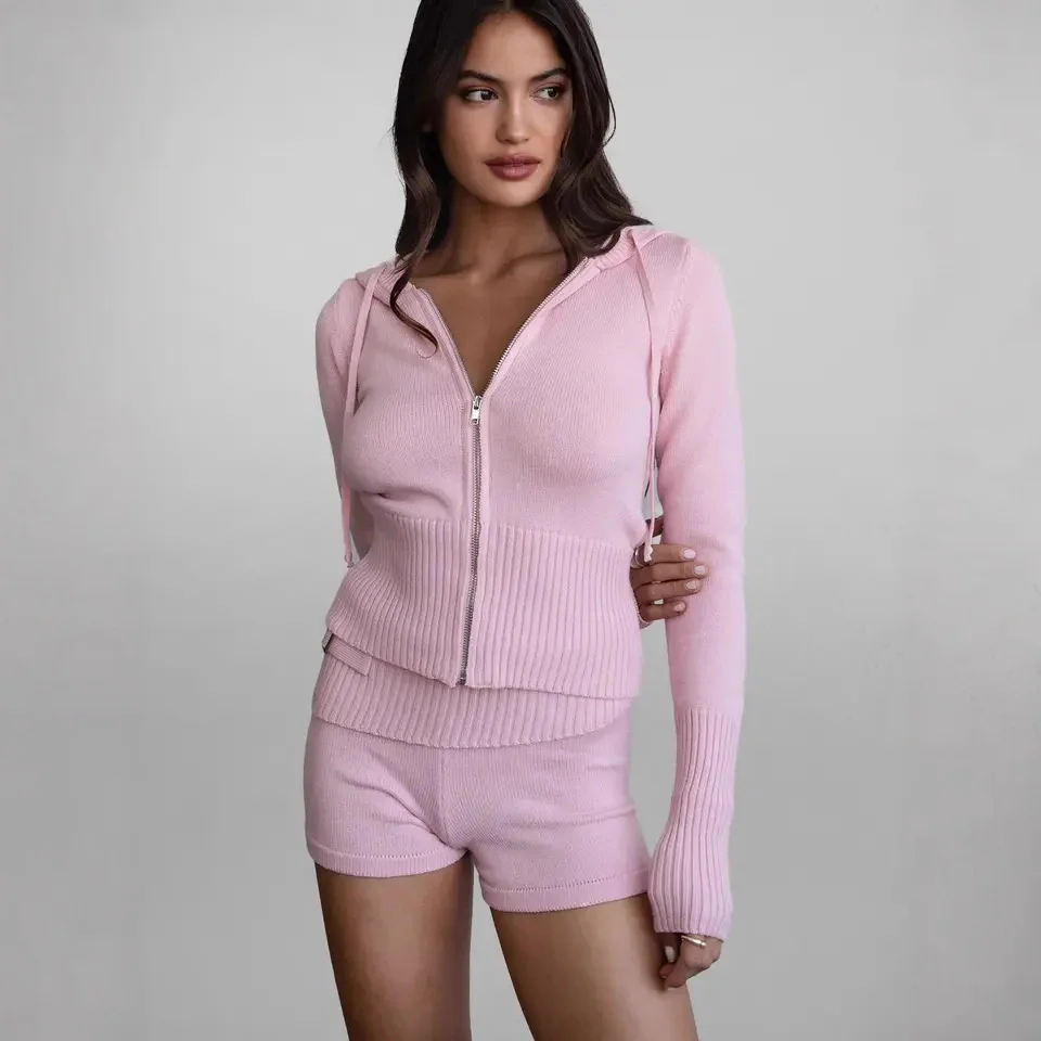 Nigikala Nigikala 2025 New French Open Shoulder Long Sleeve Design Knitting Wool Repair Outside The Dress Woman