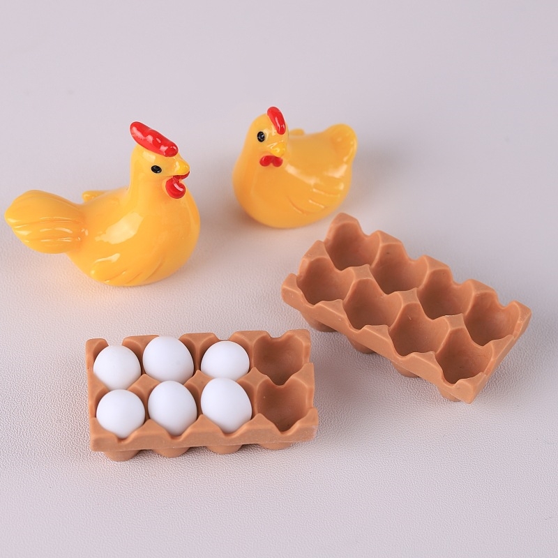 Mini Egg Tray Resin Charm