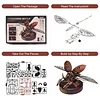 Intelligent controlled rhinoceros beetle metal assembly model three-dimensional puzzle machine diy assembly toy gift