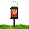 2 Pack Solar Lanterns Outdoor Waterproof Vintage Long Lasting Hangings Lamp 14x4inch Garden Yard Patio Deck Lighting for Outdoor Decor