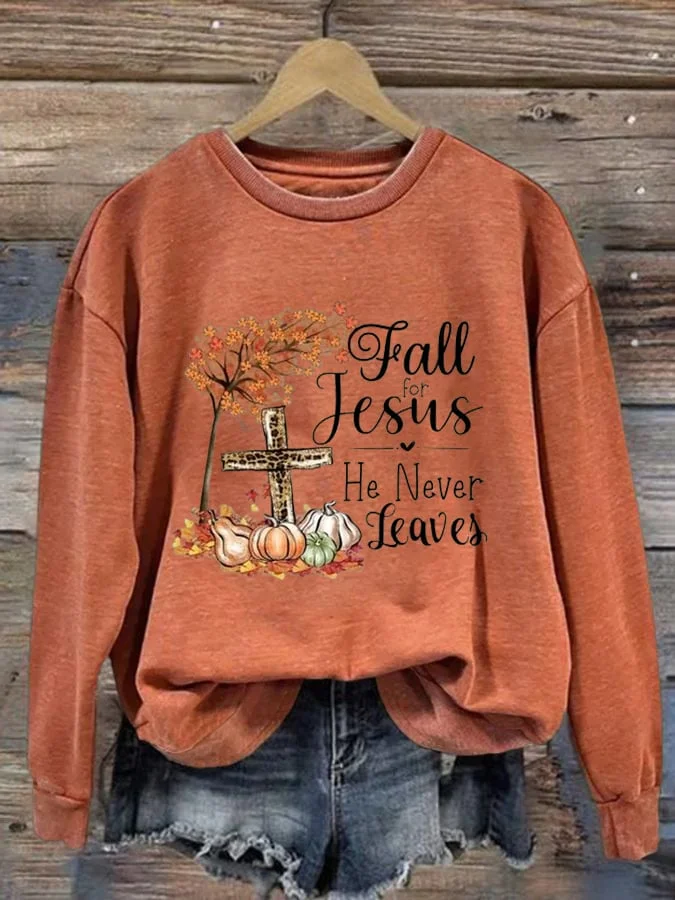 Women's autumn season print sweatshirt
