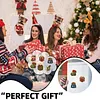 6PCS Stocking and Gift Pack DIY Pearl Diamond Painting Christmas Fridge Magnets, Sparkling Rhinestone Refrigerator Magnet Craft Kit for Home Decor & Gifts