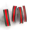 Christmas Decor Festive Green Red Ribbon 1 / 1.5 / 2 / 2.5cm
