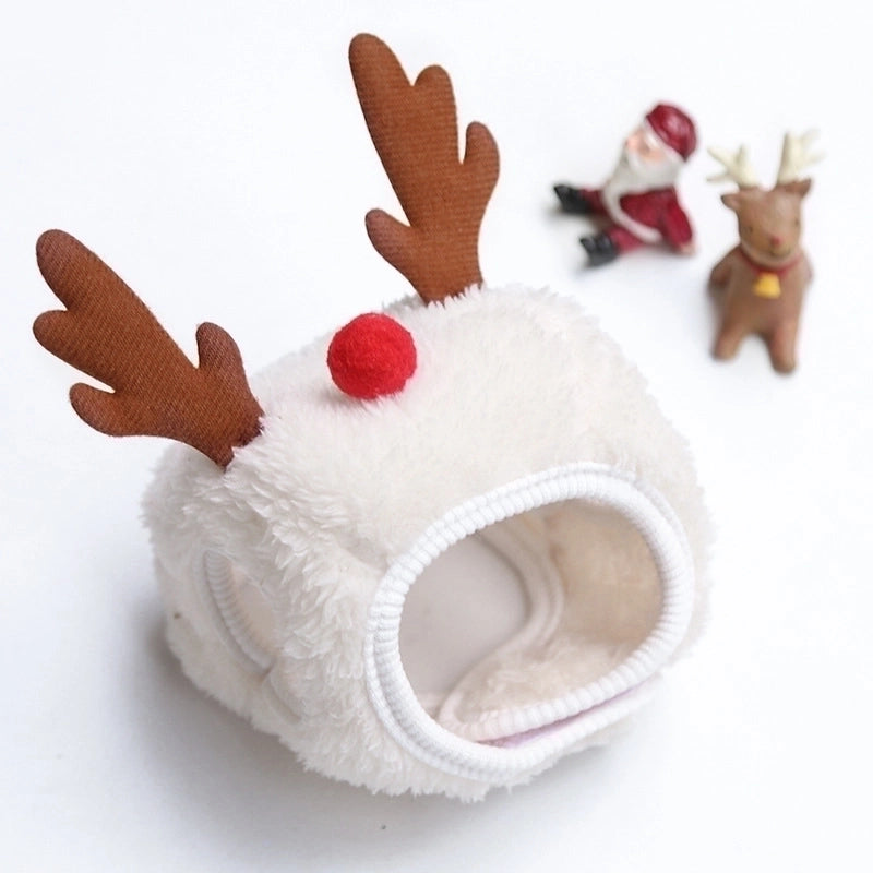 Cartoon Style Polyester Christmas Christmas Tree Santa Claus Elk Pet Saliva Towel Pet Tire
