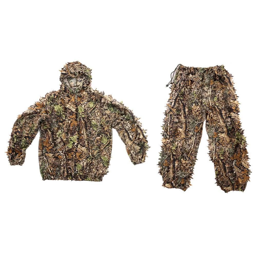 

Polyester Outdoor 3D Leaf Camouflage Woodland Sniper Hunting Ghillie Suits, 501 Original