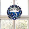 Diamond Painting Single-Sided Acrylic Fishing Pendant for Home Wall Door and Window Decoration