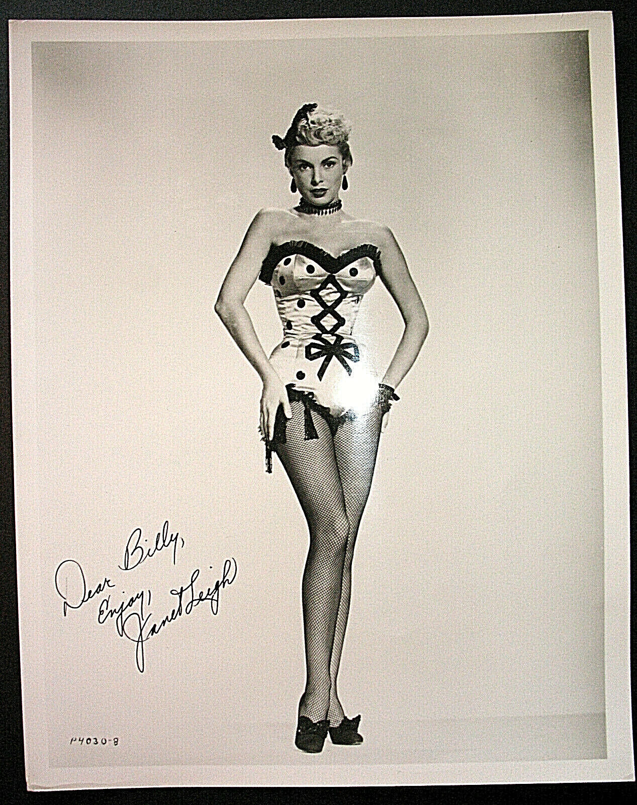 JANET LEIGH (HOUDINI) ORIGINAL HAND SIGN AUTOGRAPH Photo Poster painting