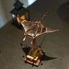 Handmade Wooden Electric Bionic Manta Ray Ornament