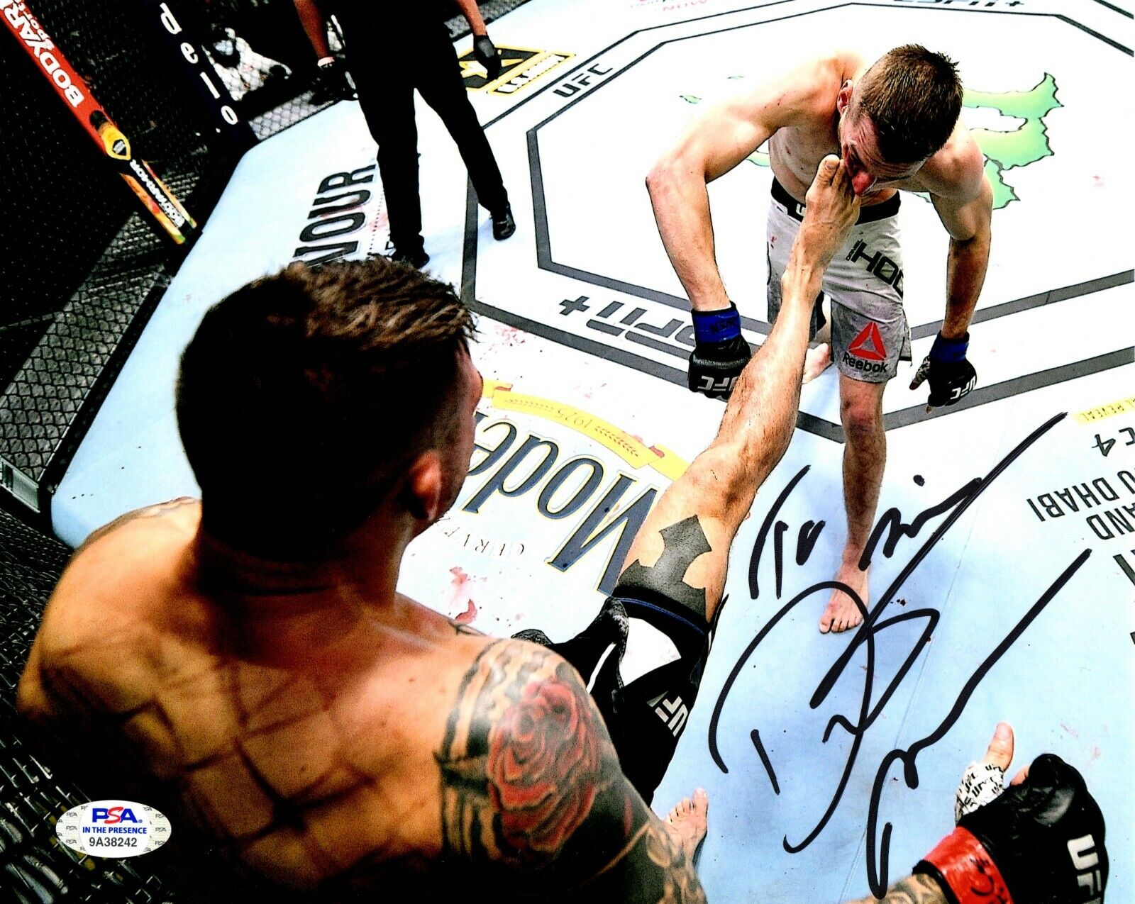 Dustin Poirier autographed signed inscribed 8x10 Photo Poster painting UFC The Diamond PSA COA