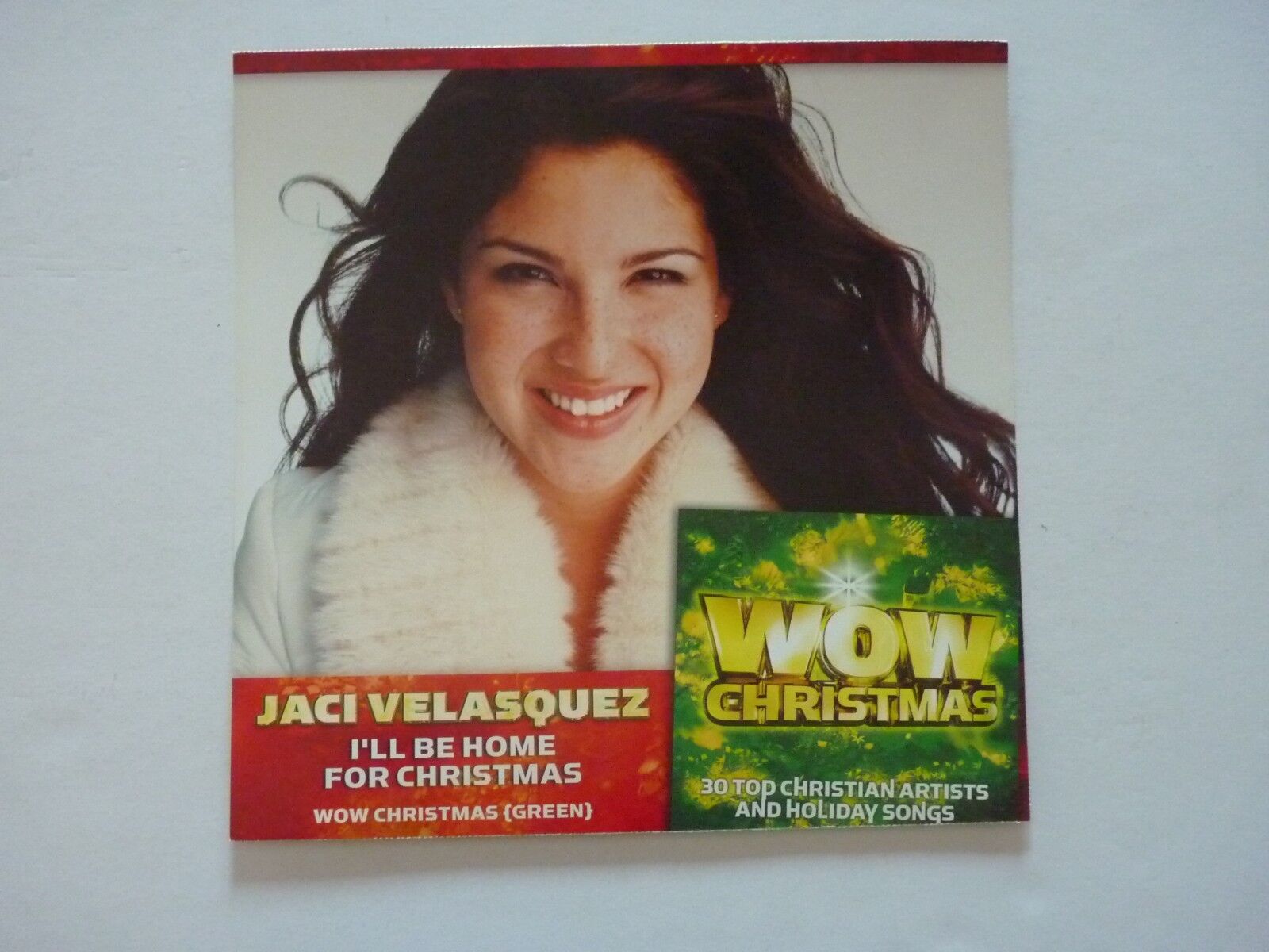 Jaci Velaquez Home for Christmas LP Record Photo Poster painting Flat 12X12 Poster