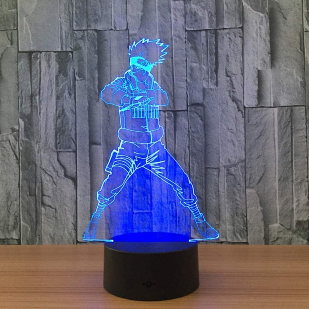 

Acrylic With Black Base Touch Control-3D Night Light, 501 Original