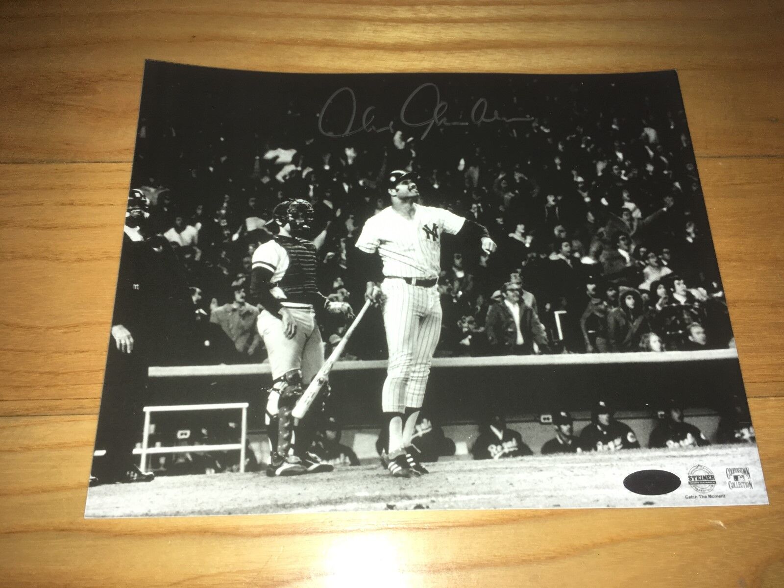 Chris Chambliss Yankees Signed 8 x 10