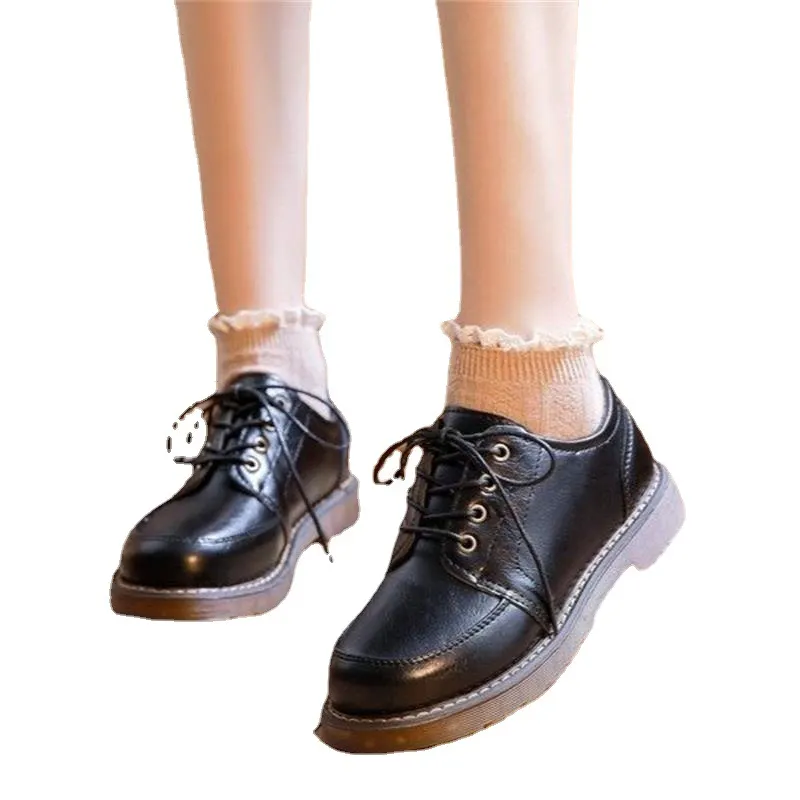 Churchf Churchf Small Leather Shoes Female 2024 College Style Retro With Skirt Mary Jane Women's Shoes New Spring And Autumn
