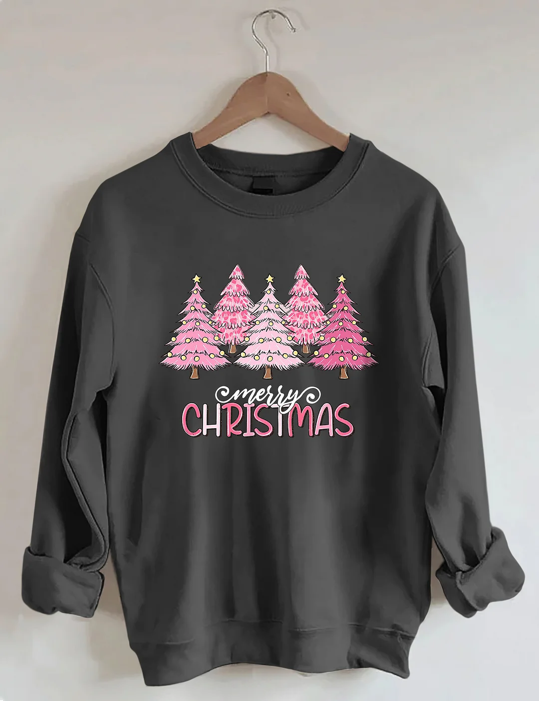 Pink Tree Christmas Sweatshirt