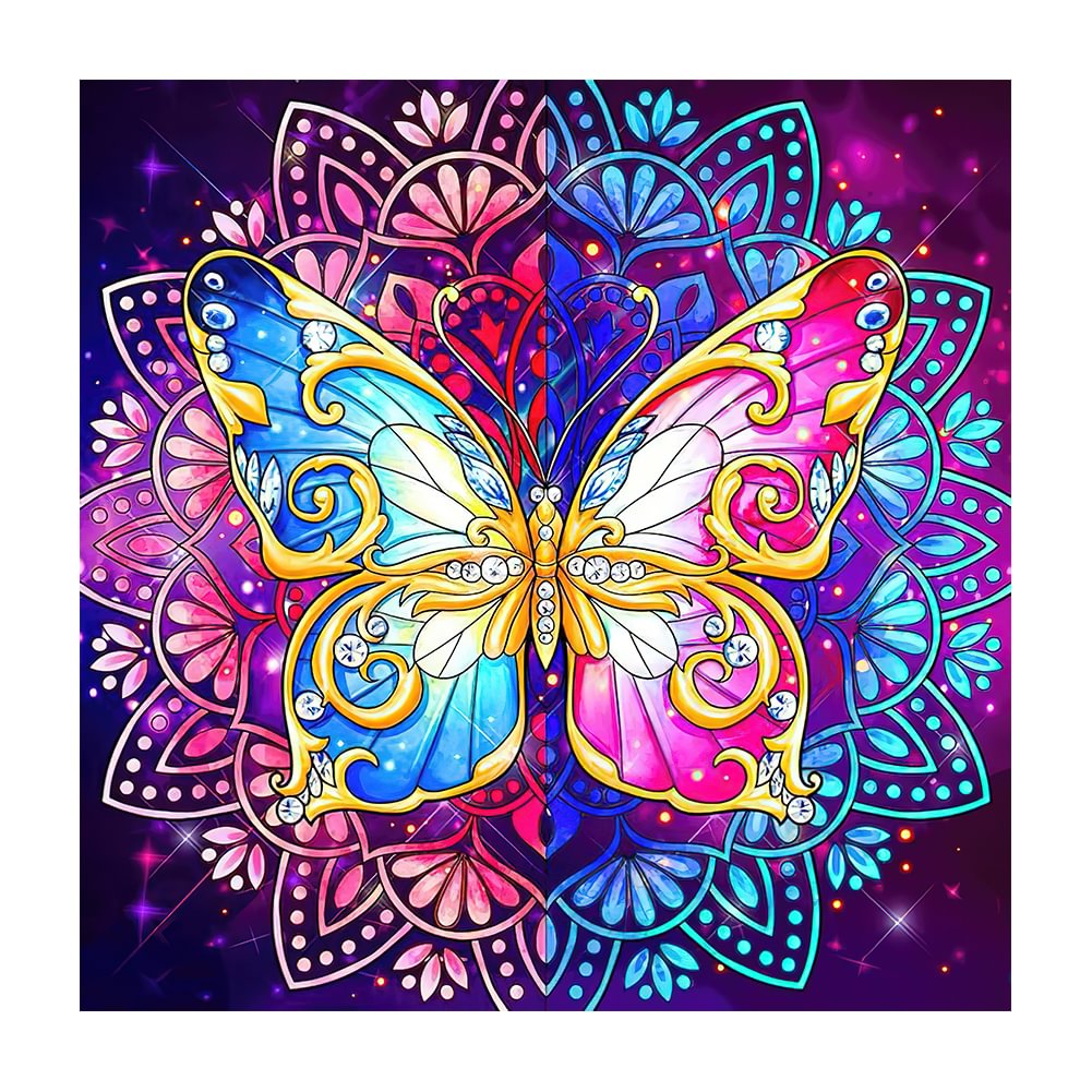 30*30CM Special Shaped Diamond Painting Butterfly