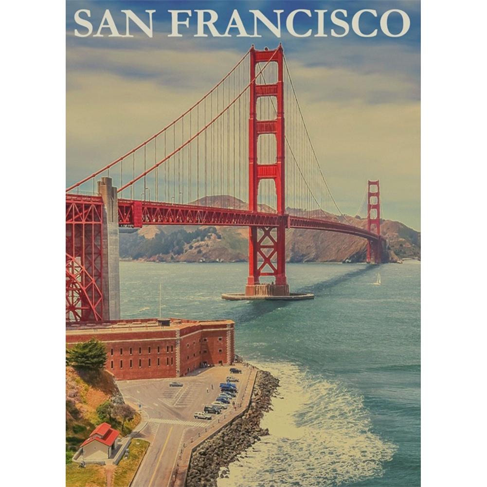 

40x50cm - Paint By Numbers Famous Bridge, 501 Original