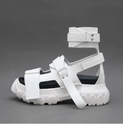 Yyvonne High Tops Summer Sandals Women Platform Creepers 6CM Heel Wedge Shoes Woman Ankle Strap Sandalias Mujer Sneakers