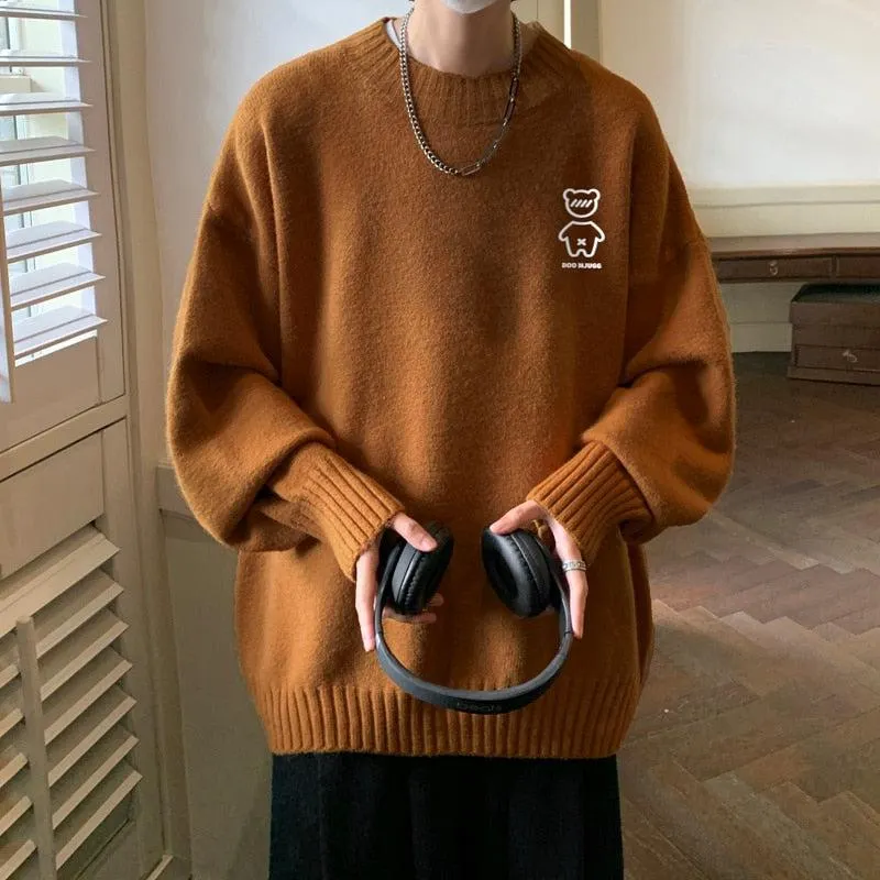Brownm Boy Bear Sweater