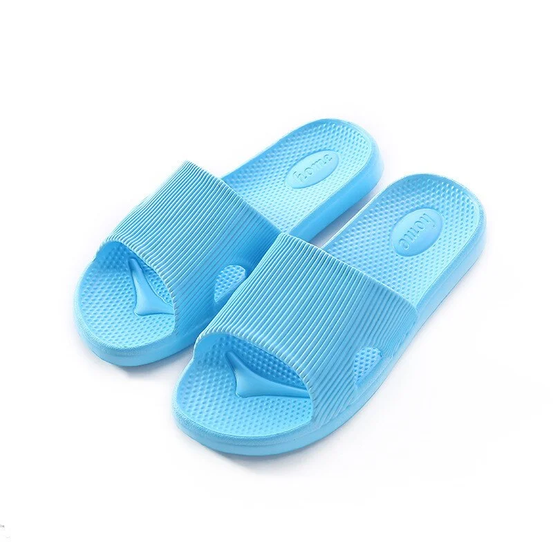 Unisex Summer Slippers women Non-Slip Family Bathroom slippers For women Eva stripe Flat With soft Slides Cool Slippers
