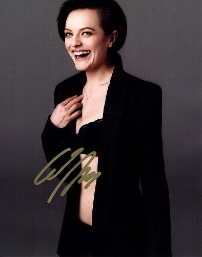 Elisabeth Moss Signed The Handmaid's Tale - MAD MEN 8x10 Photo Poster painting - Elizabeth Moss