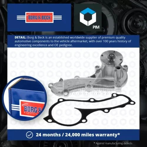 Water Pump BWP2050 Borg & Beck Coolant 210104M500 210104M525 210104M526 Quality Parts