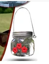 🔥Spring Hot Sale-Beautiful Mason Jar Hummingbird Feeder w/Three Ports