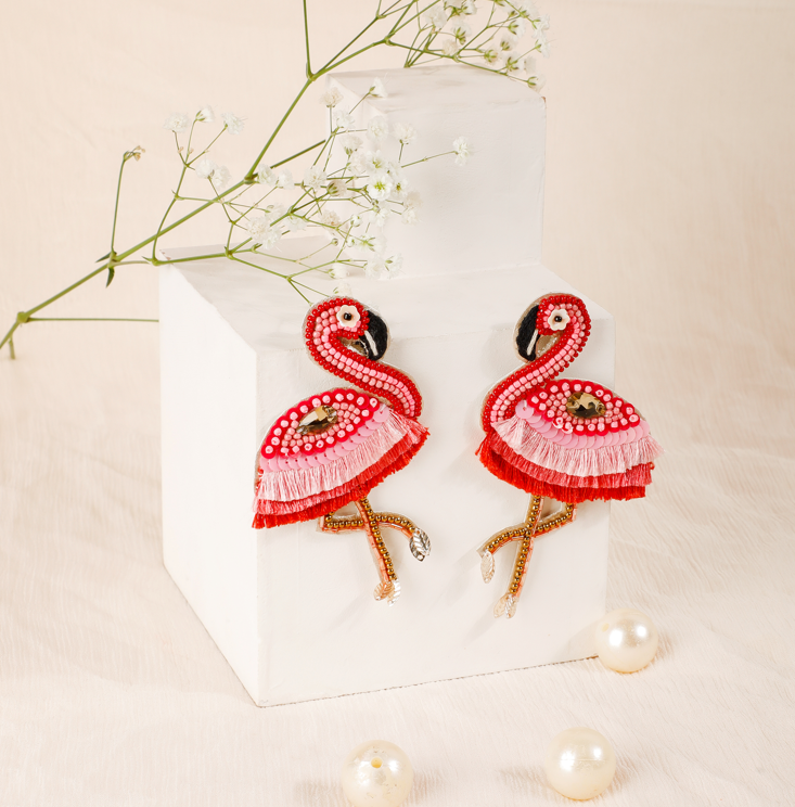 Flamingo Earrings