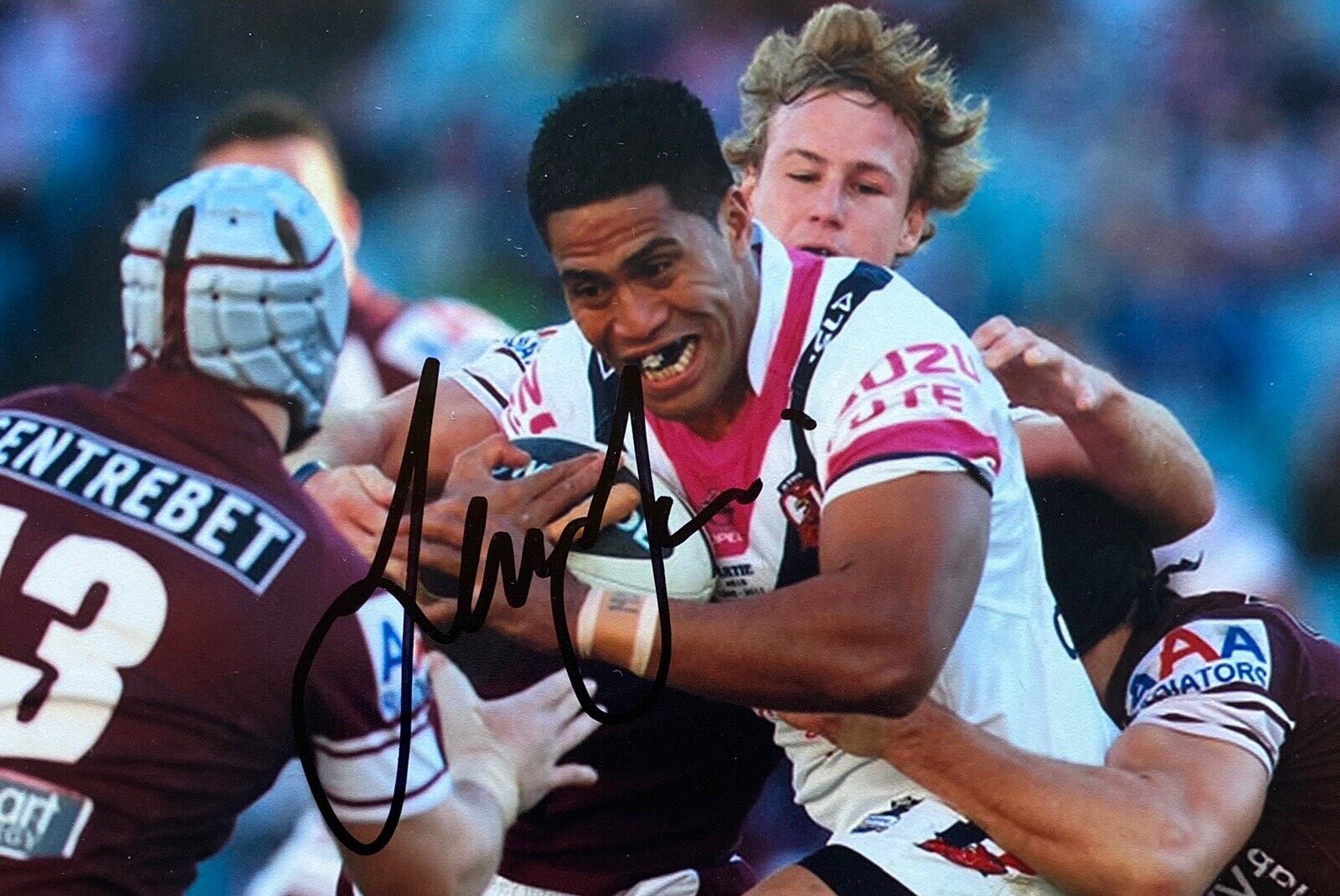 Lama Tasi Genuine Hand Signed 6X4 Photo Poster painting - Sydney Roosters