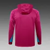 Joyfball 2024/2025 Psg Paris Saint-Germain Half-Pull Hat Style Training Suit Purple Football Shirt 1:1 Thai Quality