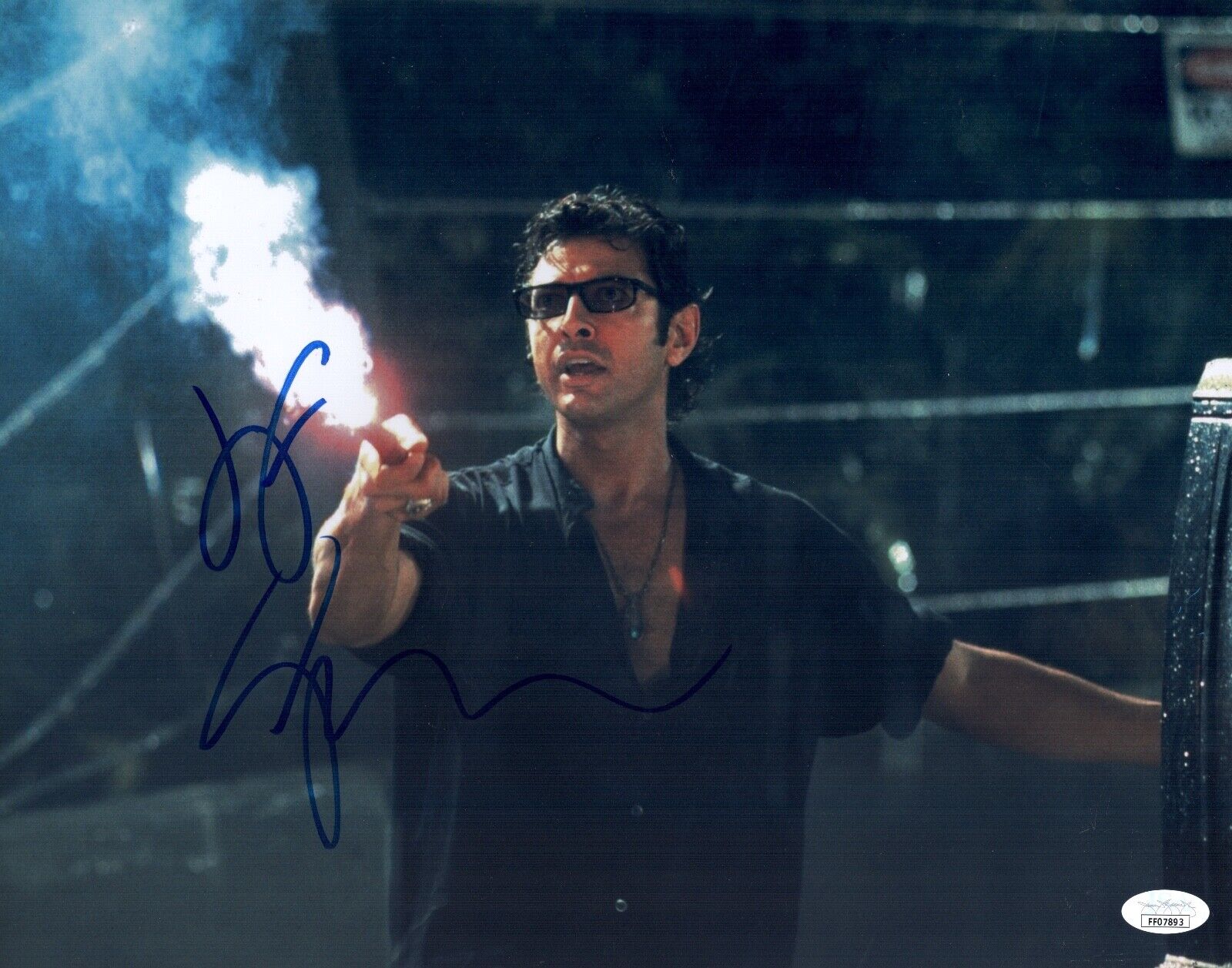 JEFF GOLDBLUM Hand Signed JURASSIC PARK 11X14 Photo Poster painting In Person Autograph JSA COA