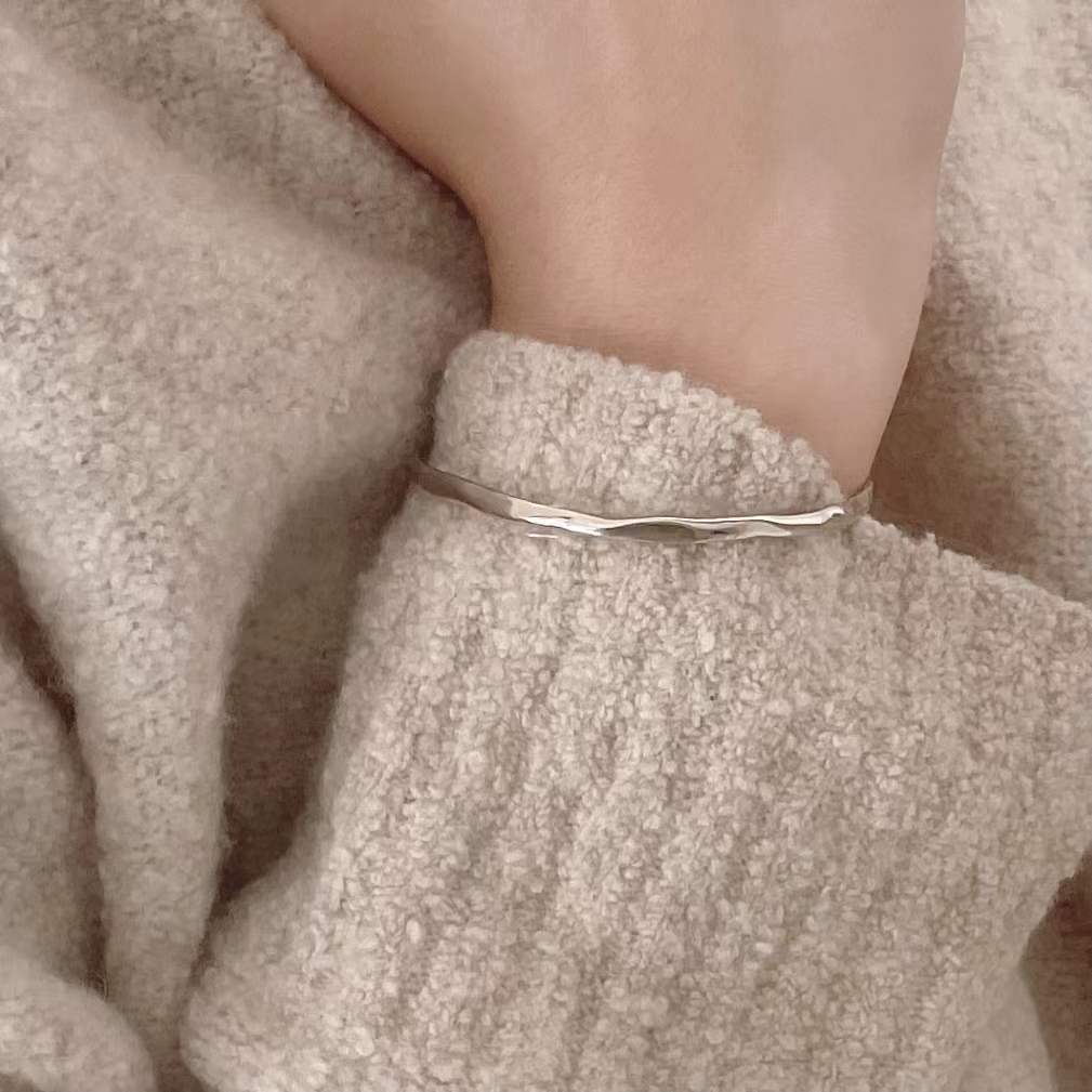 925 Sterling Silver Japanese / Korean Knot Silver Polishing Bangles