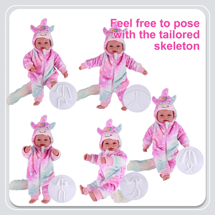 Babeside Smiling Reborn Baby Mia&nbsp;17" Newborn Girl Healing of the Heart