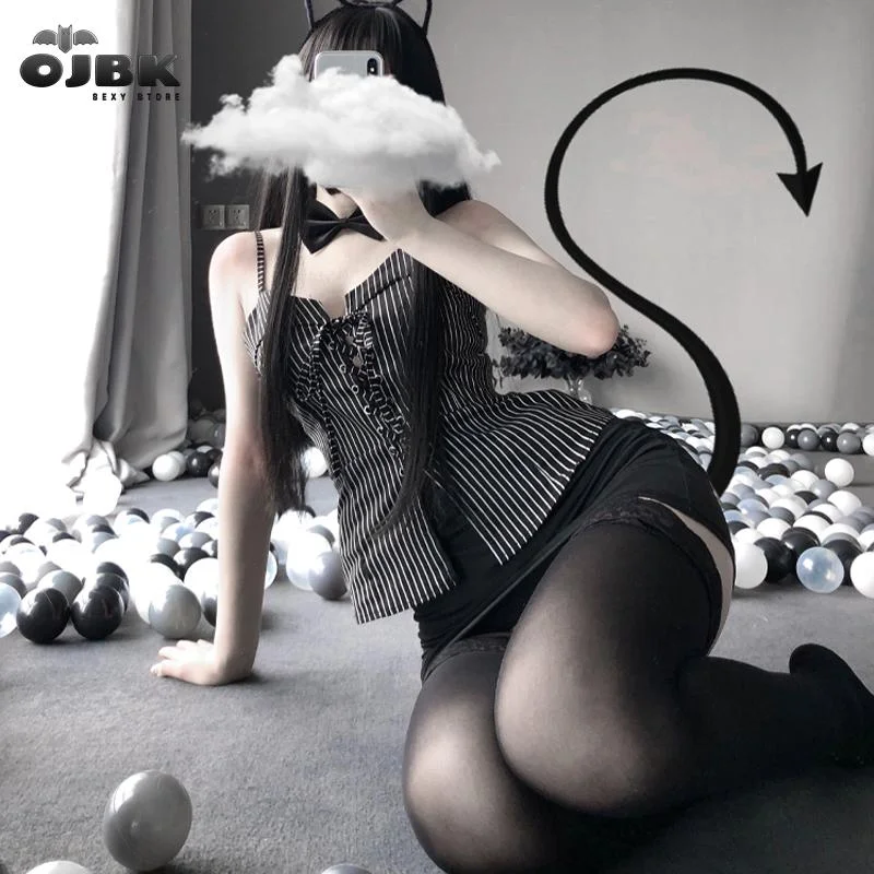 Billionm OJBK Sexy Secretary Office Suit Cosplay CostumesTeacher Waitress Uniform Tempting School Girl Big Hip Mini Skirt Hot Butt Slut