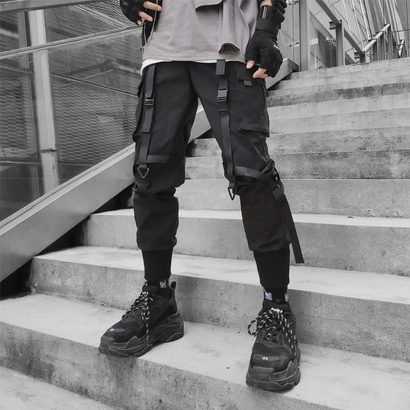 Pocket streamer paratrooper pants functional overalls Techwear Shop