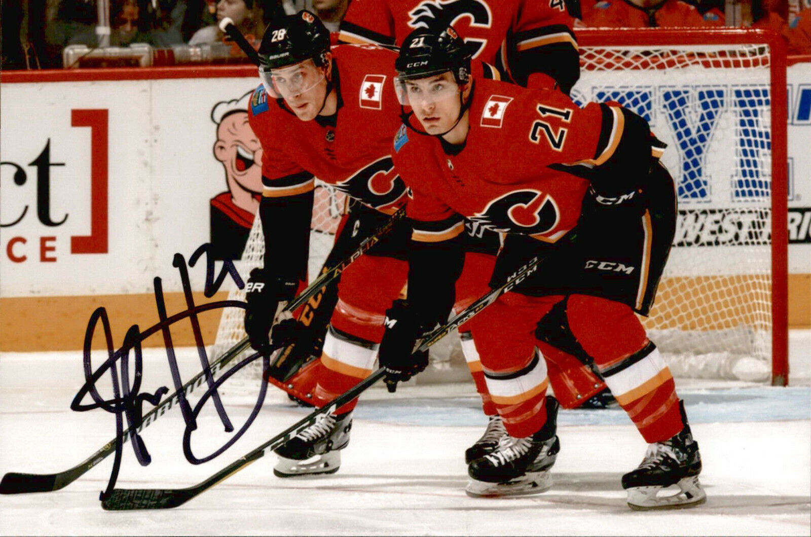 Garnet Hathaway SIGNED autographed 4x6 Photo Poster painting CALGARY FLAMES #2