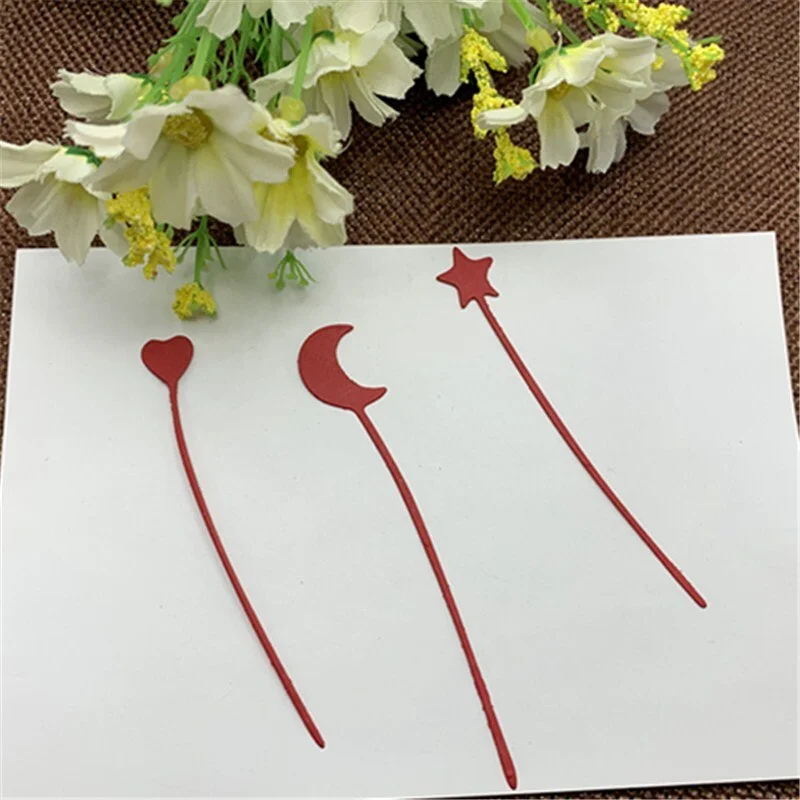 Moon star heart strip Metal Cutting Dies for DIY Scrapbooking Album Paper Cards Decorative Crafts Embossing Die Cuts