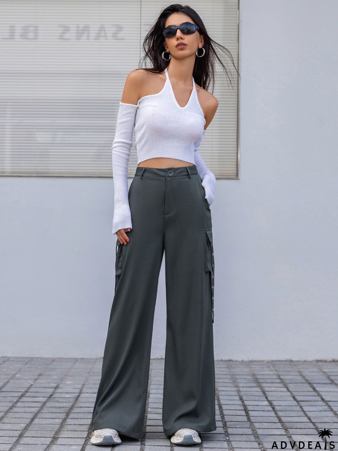 Wide Leg Cargo Pants